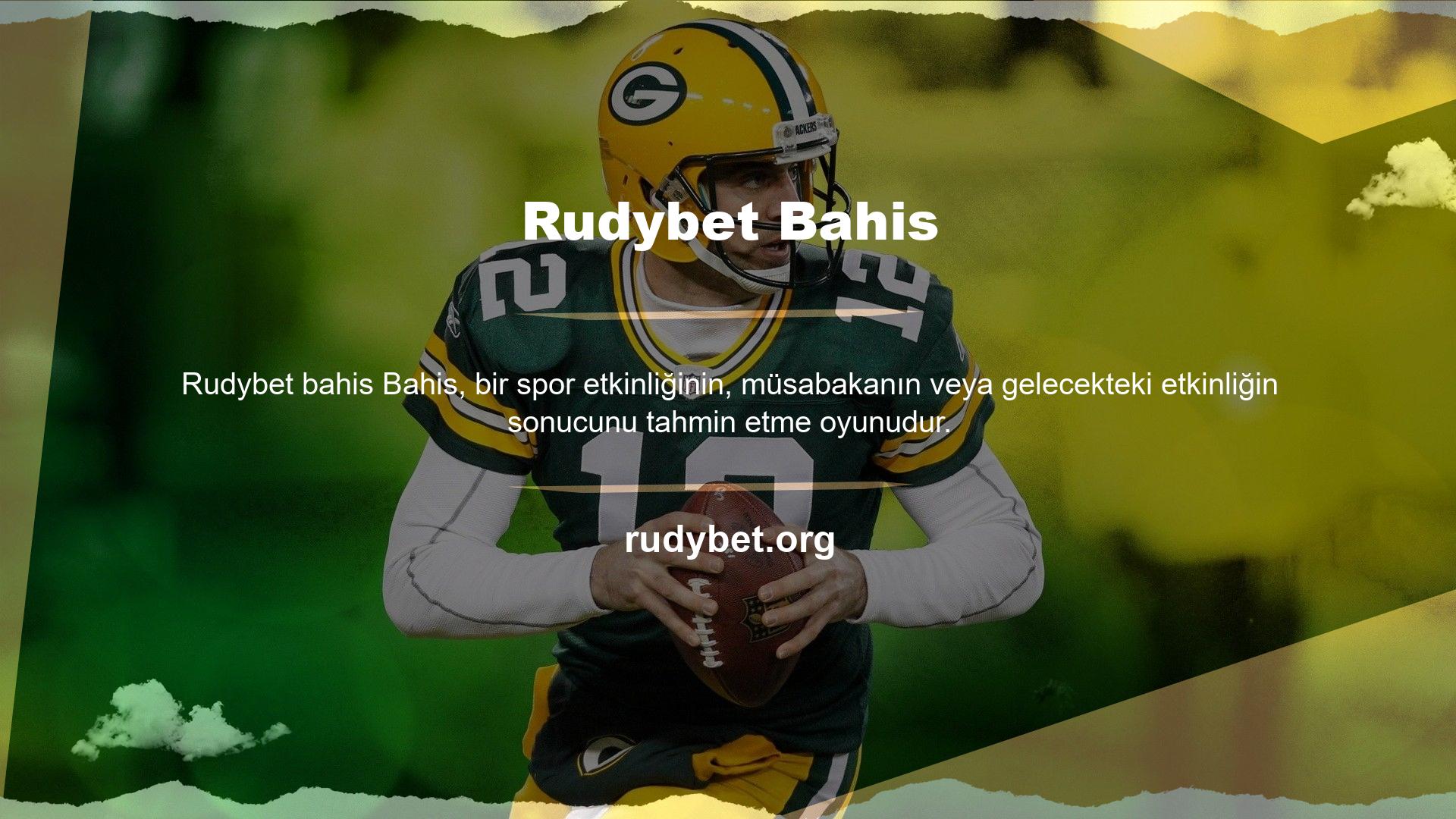 Rudybet, üyelerine her gün onlarca farklı spor dalında bahis seçeneği sunan özel bir sisteme sahiptir
