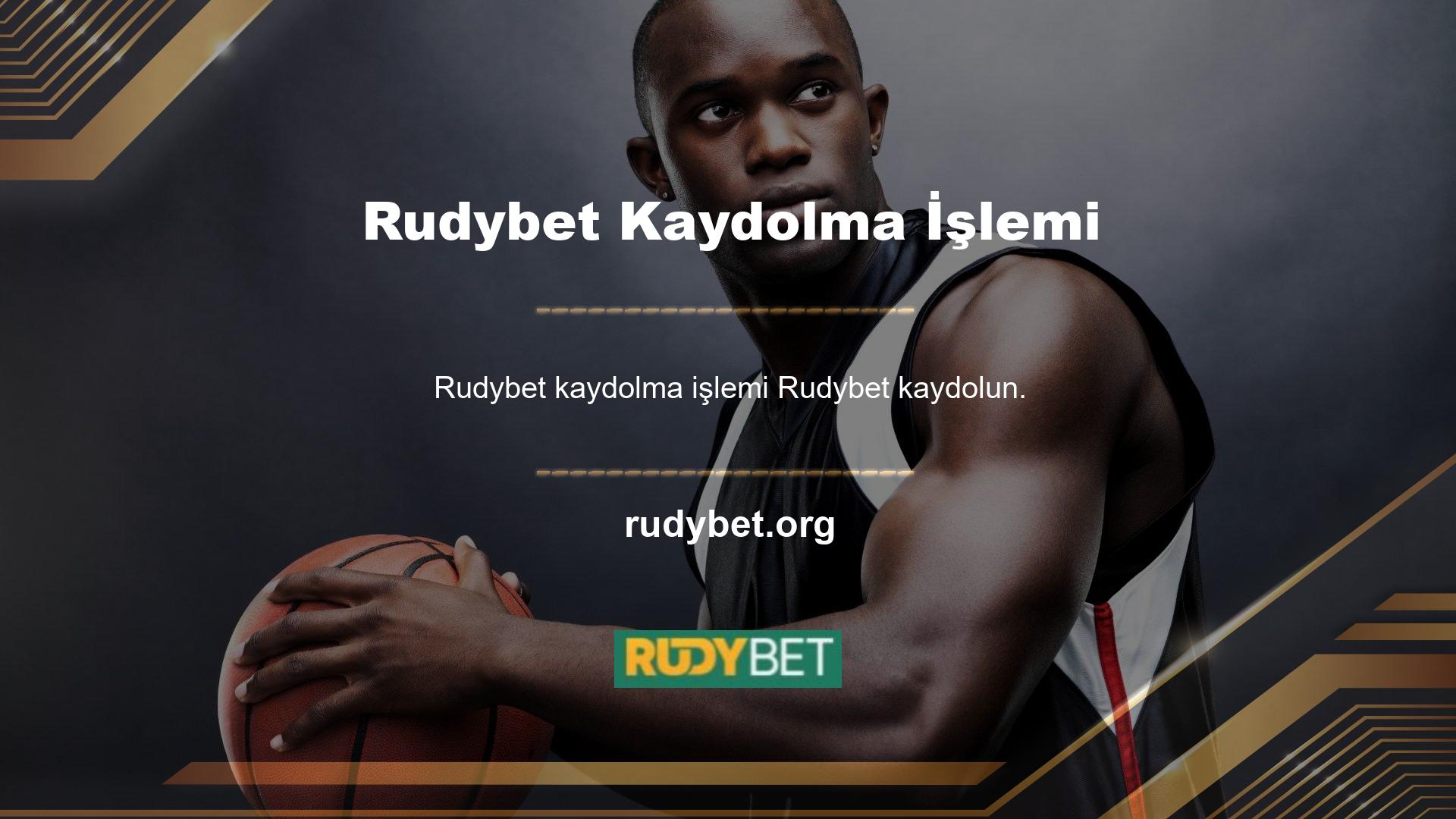 Rudybet bahis sitesine üye olmak için, Rudybet bahis sitesine kaydolabilir veya kayıt yapabilirsiniz, üyelik formunda gerekli bilgileri doldurabilir ve doğrulama kodunu mümkün olan en kısa sürede gönderebilirsiniz